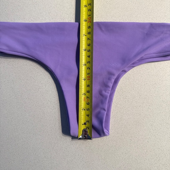 Purple Double-Lined Low Rise Bikini Bottoms — Size S/M - Picture 4 of 5